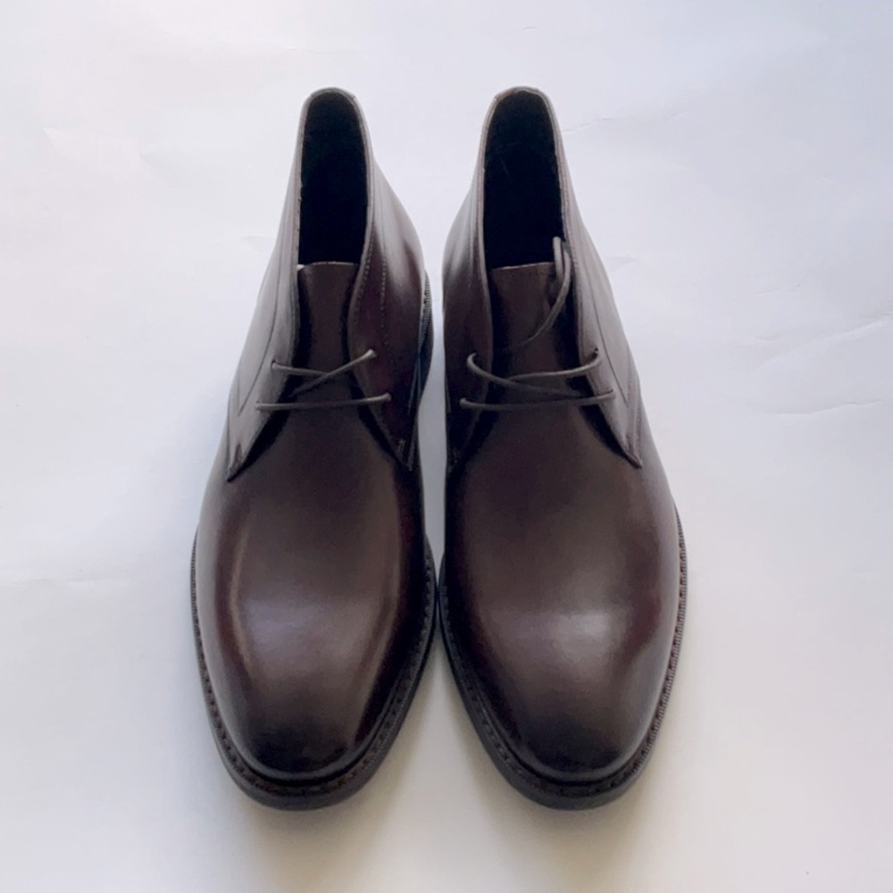 Moretti Gold Label - Brown Ankle High Dress Shoes for Stylish Comfort size 9